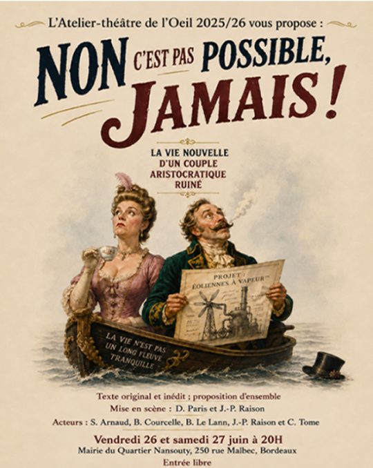 Non c'est pas possible, jamais ! 
